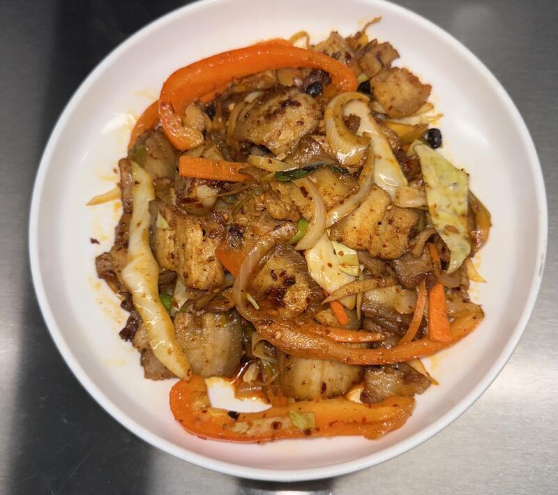 Sichuan Style Double Cooked Pork Belly